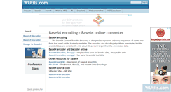 Desktop Screenshot of base64.wutils.com